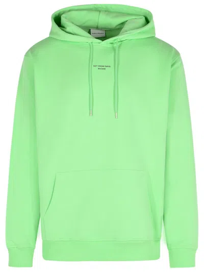 Drôle De Monsieur 'classique' Green Cotton Sweatshirt