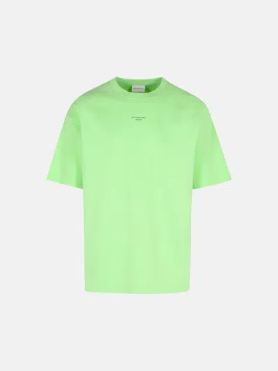 Drôle De Monsieur 'classique' Green Cotton T-shirt