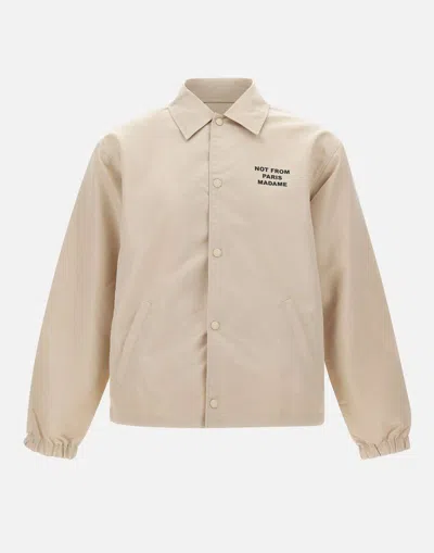Drôle De Monsieur Loose Fit Windbreaker Pointed Collar