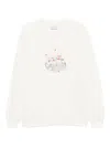 Drôle De Monsieur Cocktail-print Sweatshirt In White