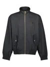 Drôle De Monsieur Track Jacket Flap Pockets In Black