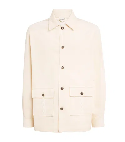 Drôle De Monsieur Cotton Corduroy Overshirt In Multi