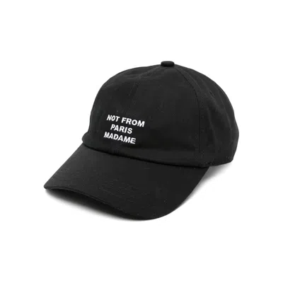 Drôle De Monsieur Cotton Hats In Black