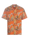 Drôle De Monsieur Terrassee Short Sleeve T-shirt In Orange