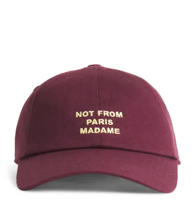 DRÔLE DE MONSIEUR COTTON SLOGAN BASEBALL CAP