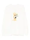 Drôle De Monsieur Cotton Sweatshirt In White