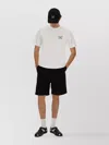Drôle De Monsieur White Crewneck T-shirt With Slogan Print On The Front And Back