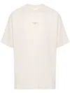Drôle De Monsieur Drole De Monsieur Le T Shirt Slogan Classique In Beige