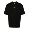 Drôle De Monsieur Crew Neck Slogan T-shirt With Straight Hem In Black