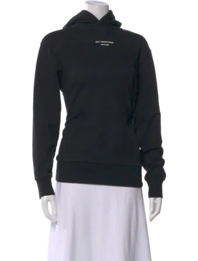 Pre-owned Drôle De Monsieur Crew Neck Long Sleeve Hoodie In Black