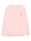 Drôle De Monsieur Drole De Monsieur Le Sweatshirt Slogan Cursive In Pink
