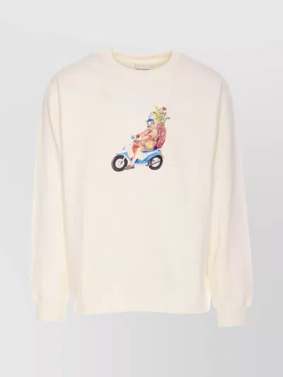 Drôle De Monsieur Crewneck Graphic Print Sweater