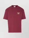 Drôle De Monsieur Graphic Print Crew Neck T-shirt In Red