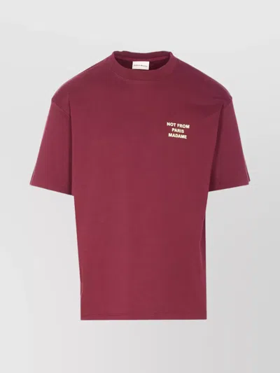 DRÔLE DE MONSIEUR CREWNECK GRAPHIC PRINT T-SHIRT
