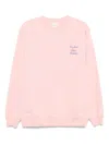 Drôle De Monsieur Drole De Monsieur Le Sweatshirt Slogan Cursive In Pink