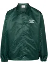 Drôle De Monsieur La Vest Slogan Lightweight Jacket In Dark Green