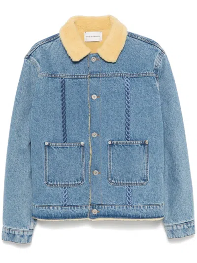 Drôle De Monsieur Denim Jacket In Blue