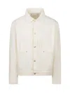 Drôle De Monsieur Off-white 'la Veste Denim Médicis' Denim Jacket In Off White