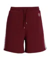 Drôle De Monsieur Drawstring Shorts In Burgundy