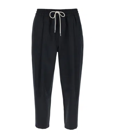 DRÔLE DE MONSIEUR DRÔLE DE MONSIEUR DRAWSTRING TAPERED LEG TROUSERS
