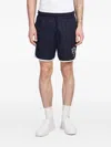 Drôle De Monsieur Drawstring-waist Shorts In Blue