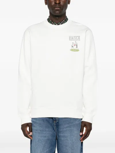 Drôle De Monsieur Drôle Boxers Graphic-print Sweatshirt In Animal Print