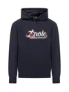 Drôle De Monsieur Drole De Monsieur Hoodie With Embroidered Logo In Blue