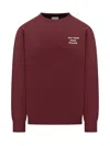 Drôle De Monsieur Drole De Monsieur Sweatshirt Not From Paris Madame In Burgundy