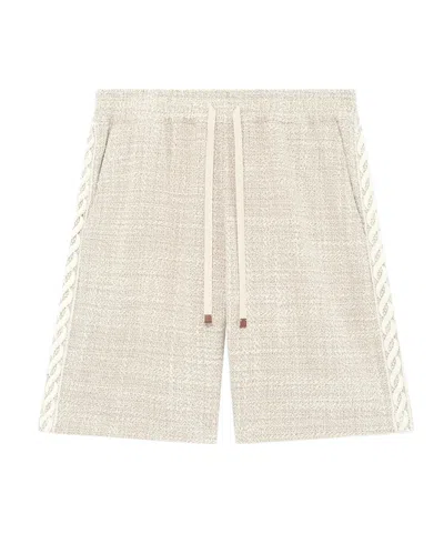 Drôle De Monsieur Elastic Waist Shorts In White