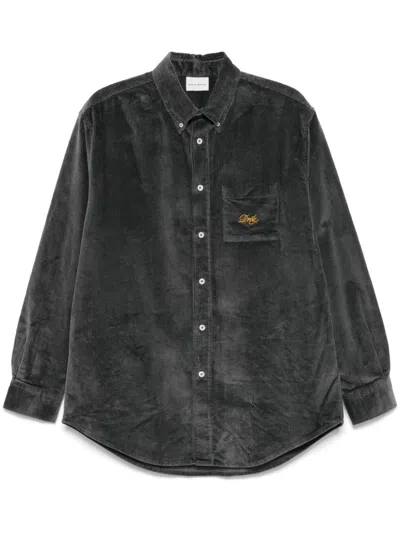 Drôle De Monsieur La Chemise Drôle Corduroy-xl Nd Drole De Monsieur Male In Grau
