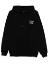Drôle De Monsieur Black Hoodie With Logo In Cotton Man