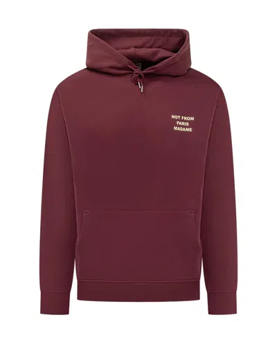 DRÔLE DE MONSIEUR FELPA LE HOODIE SLOGAN WINE