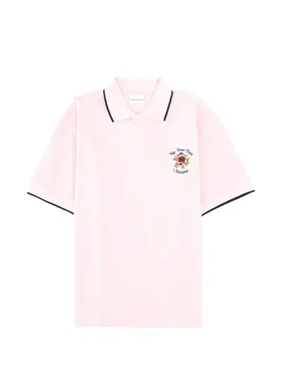 DRÔLE DE MONSIEUR 花卉刺绣POLO衫