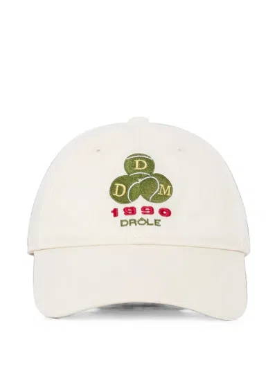Drôle De Monsieur Funny 1990 Logo-embroidered Baseball Cap In Neutral