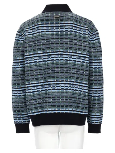 Drôle De Monsieur Funny Gentleman Crewneck Sweater In Blue