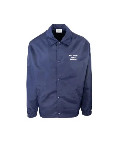 DRÔLE DE MONSIEUR DRÔLE DE MONSIEUR GIACCA SLOGAN BLU