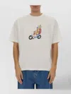 Drôle De Monsieur "golfeu" Print Crew Neck T-shirt