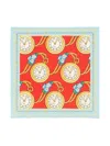 Drôle De Monsieur Gousset-pattern Scarf In Red