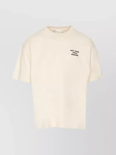 DRÔLE DE MONSIEUR GRAPHIC PRINT CREWNECK LONG SLEEVES T-SHIRT