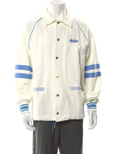 Pre-owned Drôle De Monsieur Graphic Print Long Sleeve Shirt In Neutral