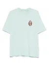 Drôle De Monsieur Graphic-print T-shirt In Blue