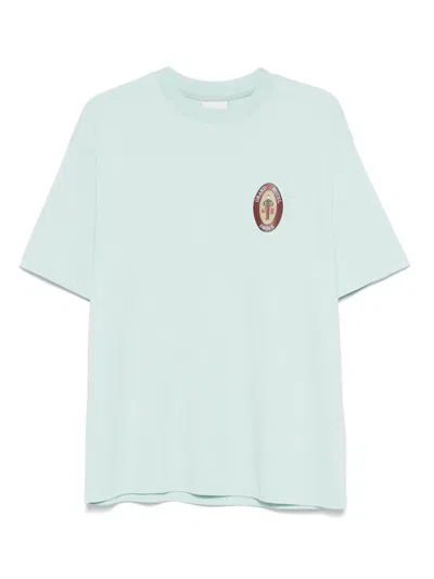 Drôle De Monsieur Graphic-print T-shirt In Blue