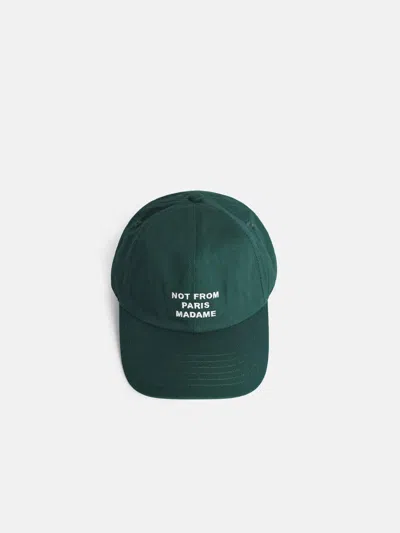 Drôle De Monsieur Green Cotton Cap