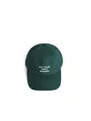 Drôle De Monsieur Drole De Monsieur Green Cotton Cap In Green