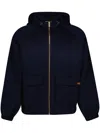Drôle De Monsieur Hooded Jacket In Blue