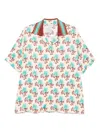 Drôle De Monsieur Horse-head Print Shirt In Neutrals