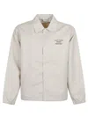 Drôle De Monsieur Beige Slogan Jacket