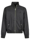 Drôle De Monsieur Track Jacket Flap Pockets In Black