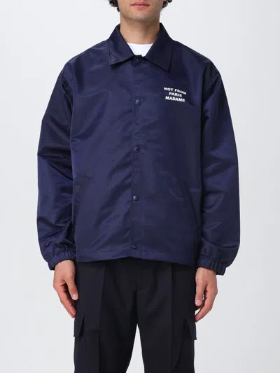 Drôle De Monsieur Jacket  Men Color Blue