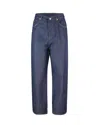 Drôle De Monsieur Jeans Baggy Brut Blue In Blue